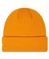 Men's New Era Orange Chelsea Team Cuffed Knit Hat