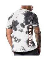 Men's Msx by Michael Strahan Black Cincinnati Bengals Freestyle Tie-Dye T-shirt