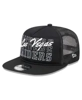 Men's New Era Black Las Vegas Raiders Instant Replay 9FIFTY Snapback Hat
