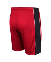 Men's Colosseum Red Utah Utes Panel Shorts