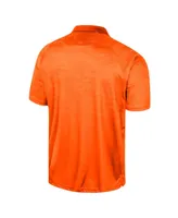 Men's Colosseum Orange Syracuse Honeycomb Raglan Polo Shirt