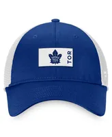 Men's Fanatics Blue Toronto Maple Leafs Authentic Pro Rink Trucker Snapback Hat