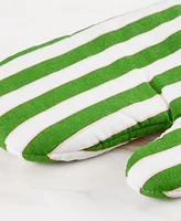 kate spade new york Botanical Stripe Oven Mitt 2-Pack Set, 7" x 13"