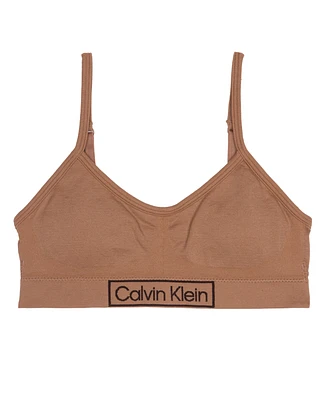 Calvin Klein Big Girls Seamless Ruched Crop Bra