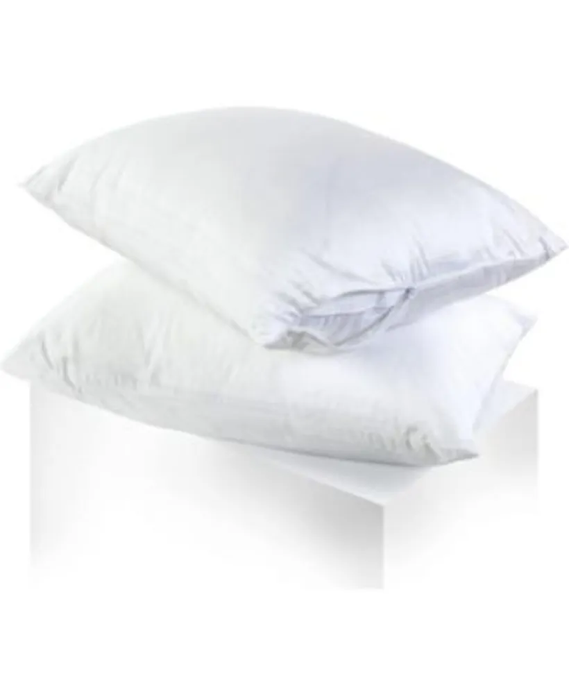 Linen Classique 320TC - Zippered Pillow Protector - White 2pack