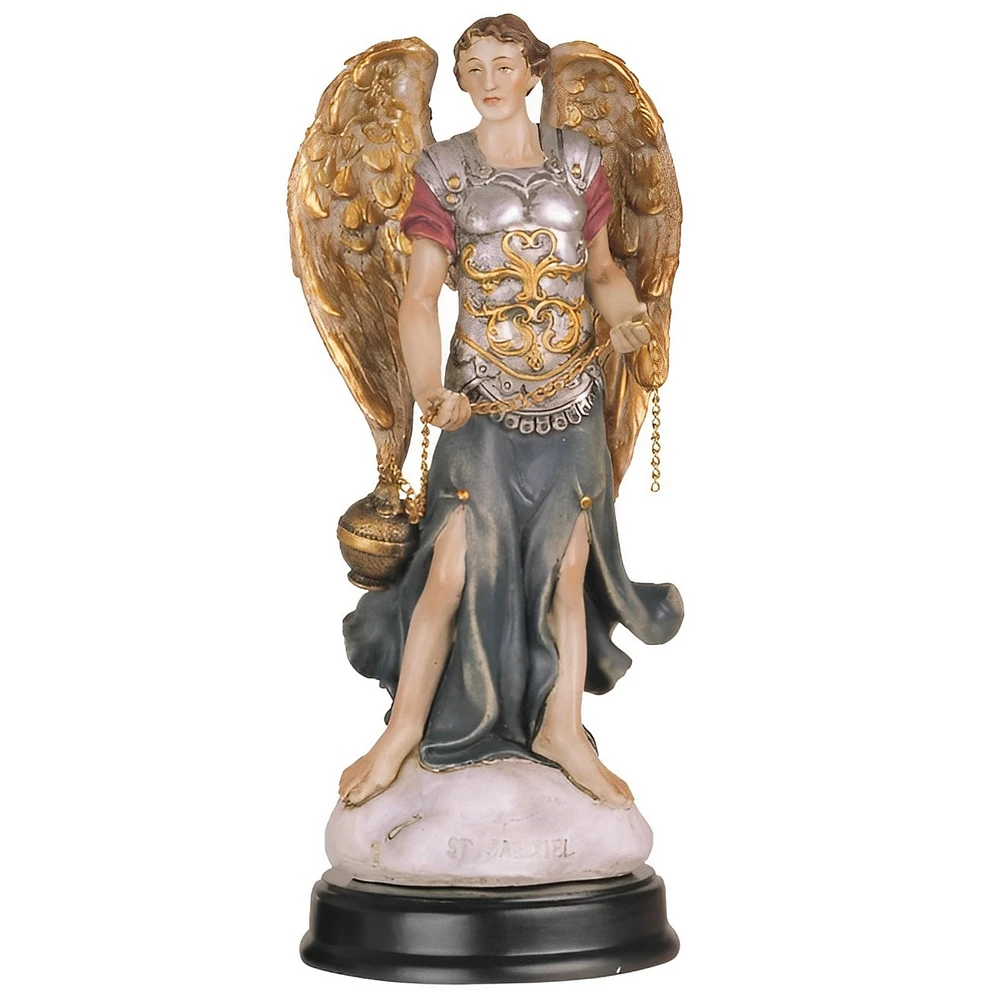Fc Design 5"H Archangel Sealtiel Statue Angel of Prayer Holy Figurine Religious Decoration Home Decor Perfect Gift for House Warming, Holidays and Bir