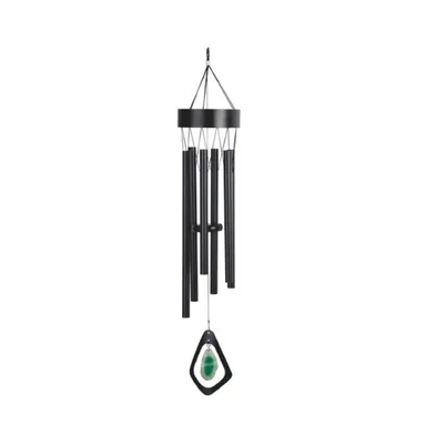 33" Long Black Metal Wind Chime