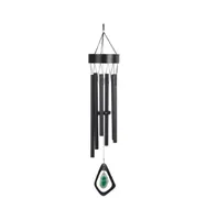 33" Long Black Metal Wind Chime