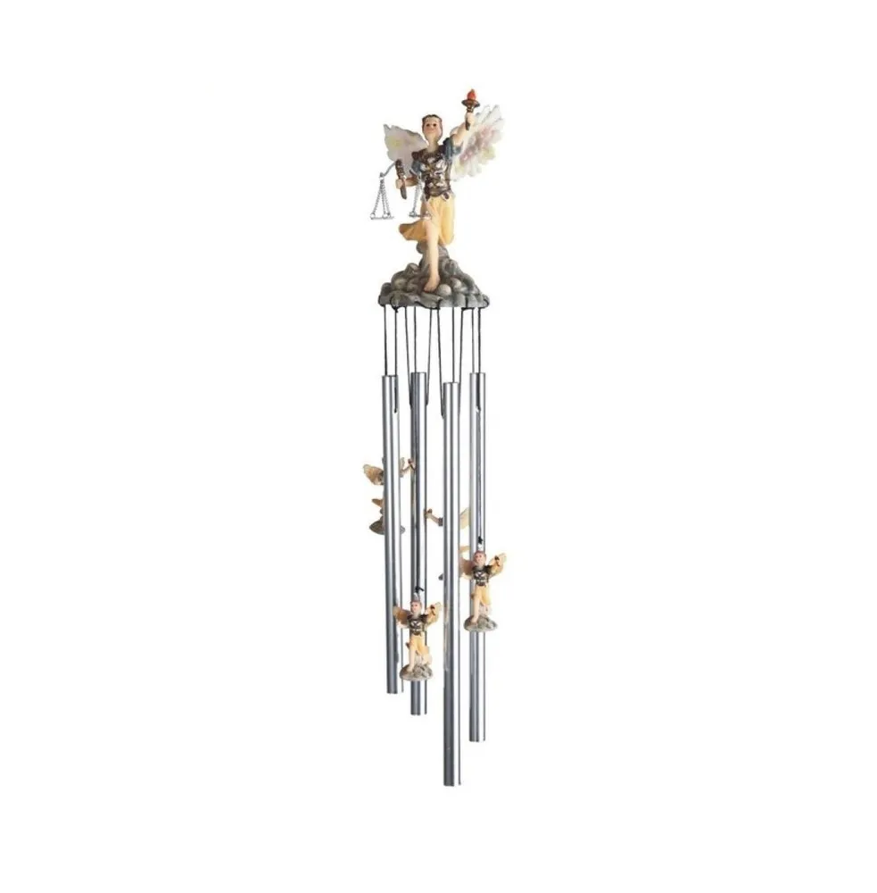 23" Long Archangel Uriel Round Top Wind Chime