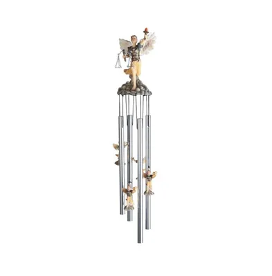 23" Long Archangel Uriel Round Top Wind Chime