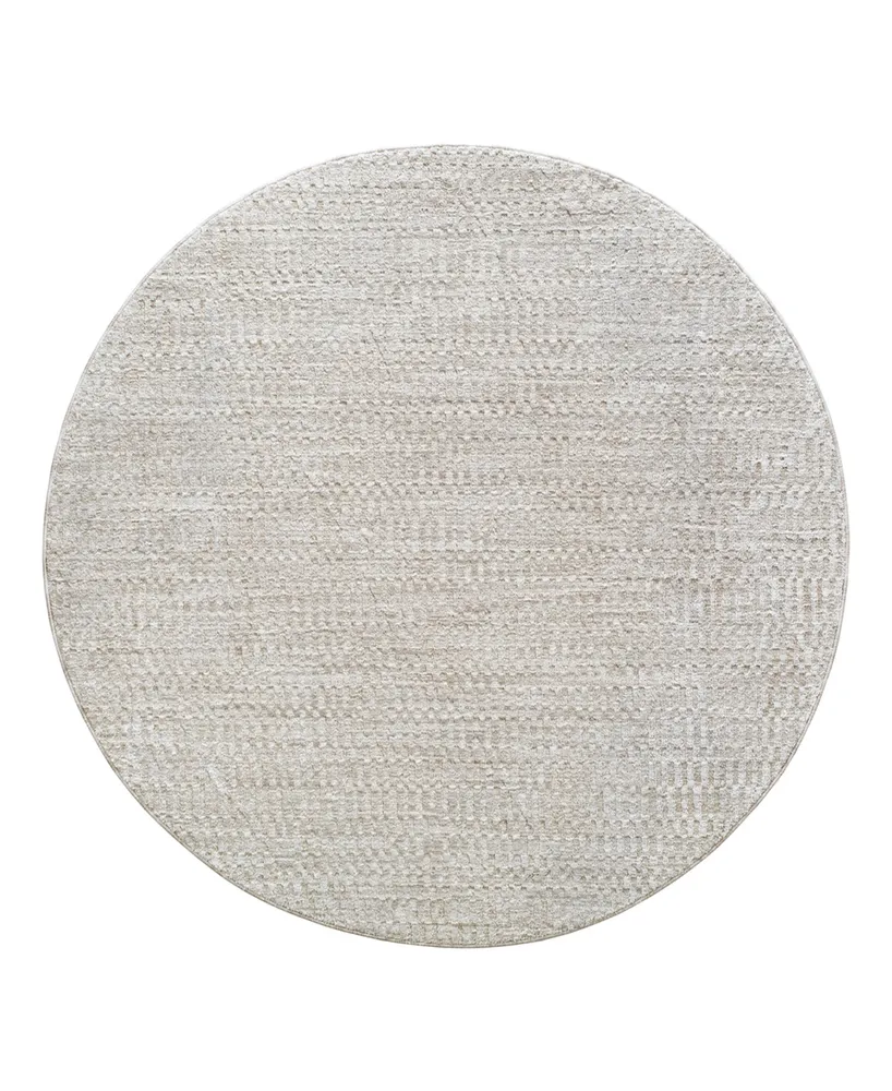 Livabliss Masterpiece High-Low Mpc-2304 6'7" x Round Area Rug