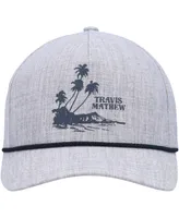 Men's Travis Mathew Heather Gray Salsa Verde Adjustable Hat