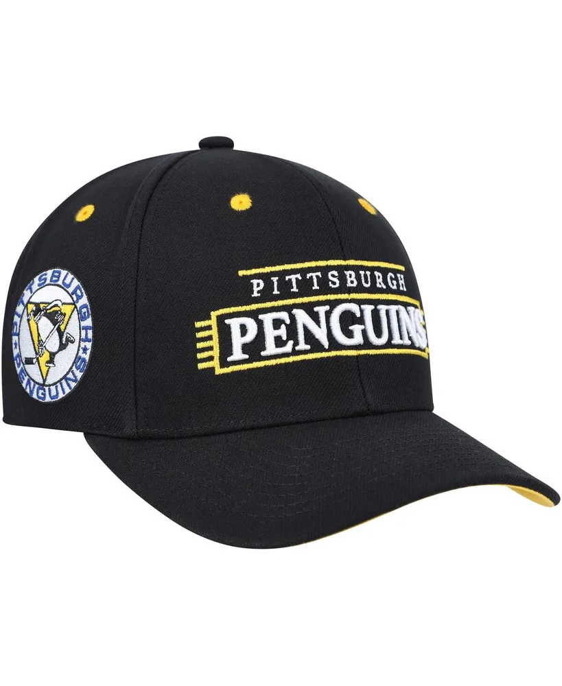 Men's Mitchell & Ness Black Pittsburgh Penguins Lofi Pro Snapback Hat
