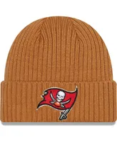 Men's New Era Brown Tampa Bay Buccaneers Core Classic Cuffed Knit Hat