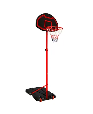 Sugift Portable Height Adjustable Basketball Hoop for Kids