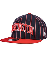 Men's New Era Navy, Red Washington Nationals City Arch 9FIFTY Snapback Hat