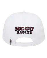 Men's Pro Standard White North Carolina Central Eagles Evergreen Wool Snapback Hat