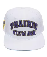 Men's Pro Standard White Prairie View A&M Panthers Evergreen Wool Snapback Hat