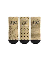 Toddler Boys and Girls Rock Em Socks Purdue Boilermakers #1 Fan 3-Pack Crew Socks Set