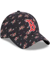 Women's New Era Navy Boston Red Sox Bloom 9TWENTY Adjustable Hat