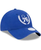 Women's New Era Royal Philadelphia 76ers Leaves 9TWENTY Adjustable Hat