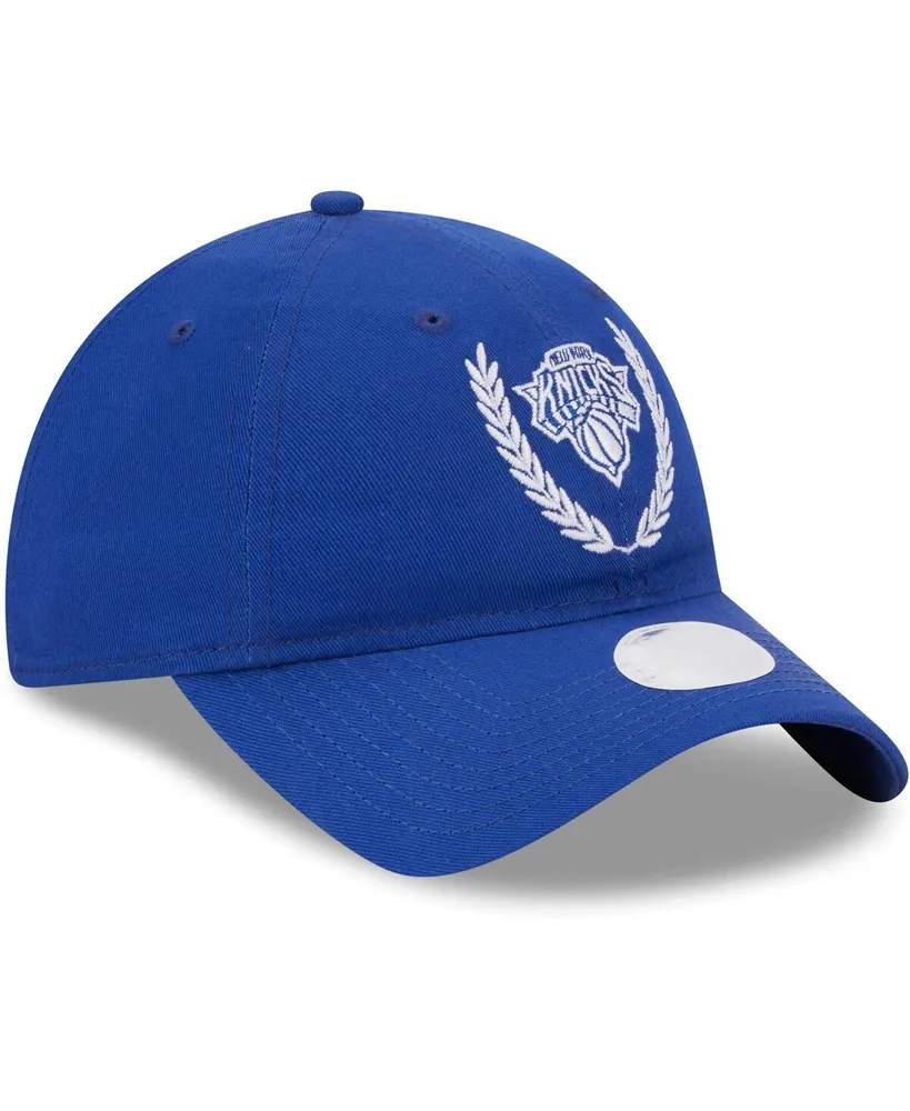 Women's New Era Blue New York Knicks Leaves 9TWENTY Adjustable Hat