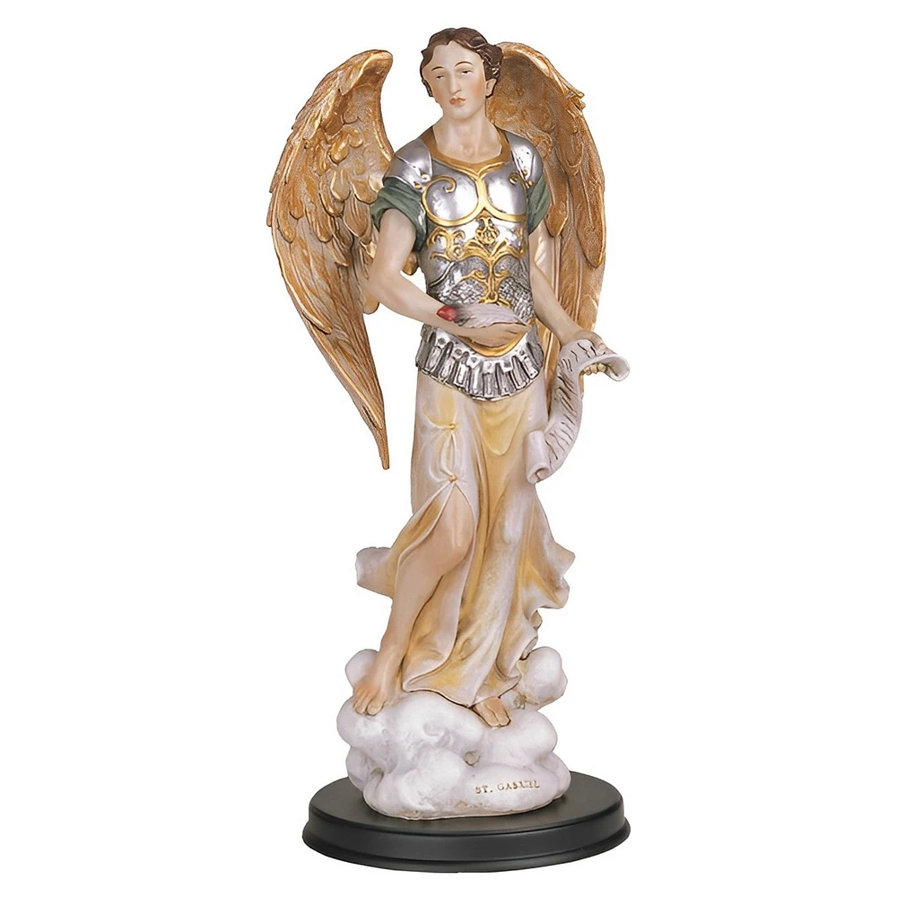 Fc Design 12"H Archangel Gabriel Statue The Messenger Angel Holy Figurine Religious Decoration Home Decor Perfect Gift for House Warming