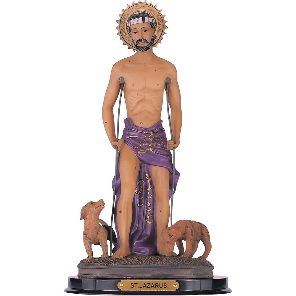 Fc Design 12"H Saint Lazarus Statue Lazarus of Bethany Holy Figurine Religious Decoration Home Decor Perfect Gift for House Warming, Holidays and Birt
