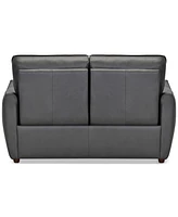 Polner 63" Leather Power Motion Loveseat, Created for Macy's