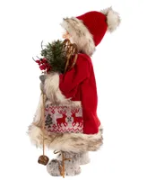 Kurt Adler 18" Santa with Gift Box and Bells