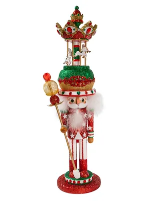 Kurt Adler 18" Carousel Hat Musical Nutcracker