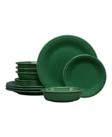 Fiesta Classic Rim 12 Pc. Dinnerware Set, Service For 4