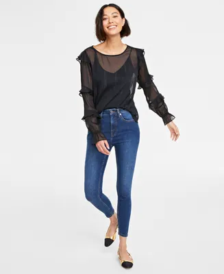 On 34th Women's High Rise Skinny Jeans, Regular and Short Lengths, Created for Macy's