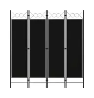 vidaXL 4-Panel Room Divider 63"x70.9