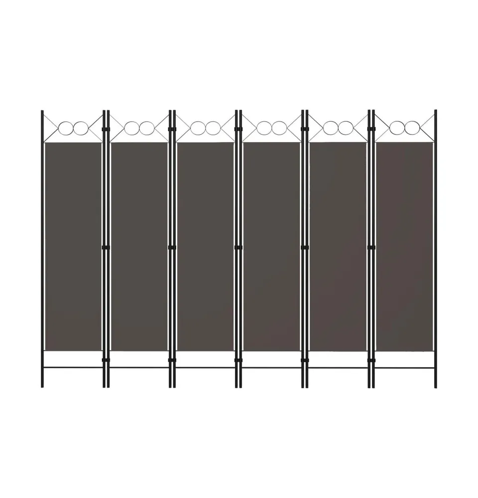 vidaXL 6-Panel Room Divider 94.5"x70.9
