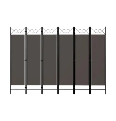 vidaXL 6-Panel Room Divider 94.5"x70.9