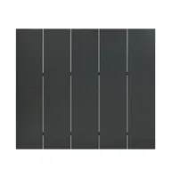 5-Panel Room Divider Anthracite 78.7"x70.9" Steel