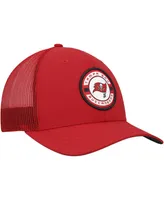 Men's '47 Brand Red Tampa Bay Buccaneers Berm Trucker Adjustable Hat