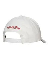 Men's Mitchell & Ness White Chicago Bulls Hardwood Classics All In Retro Snapback Hat