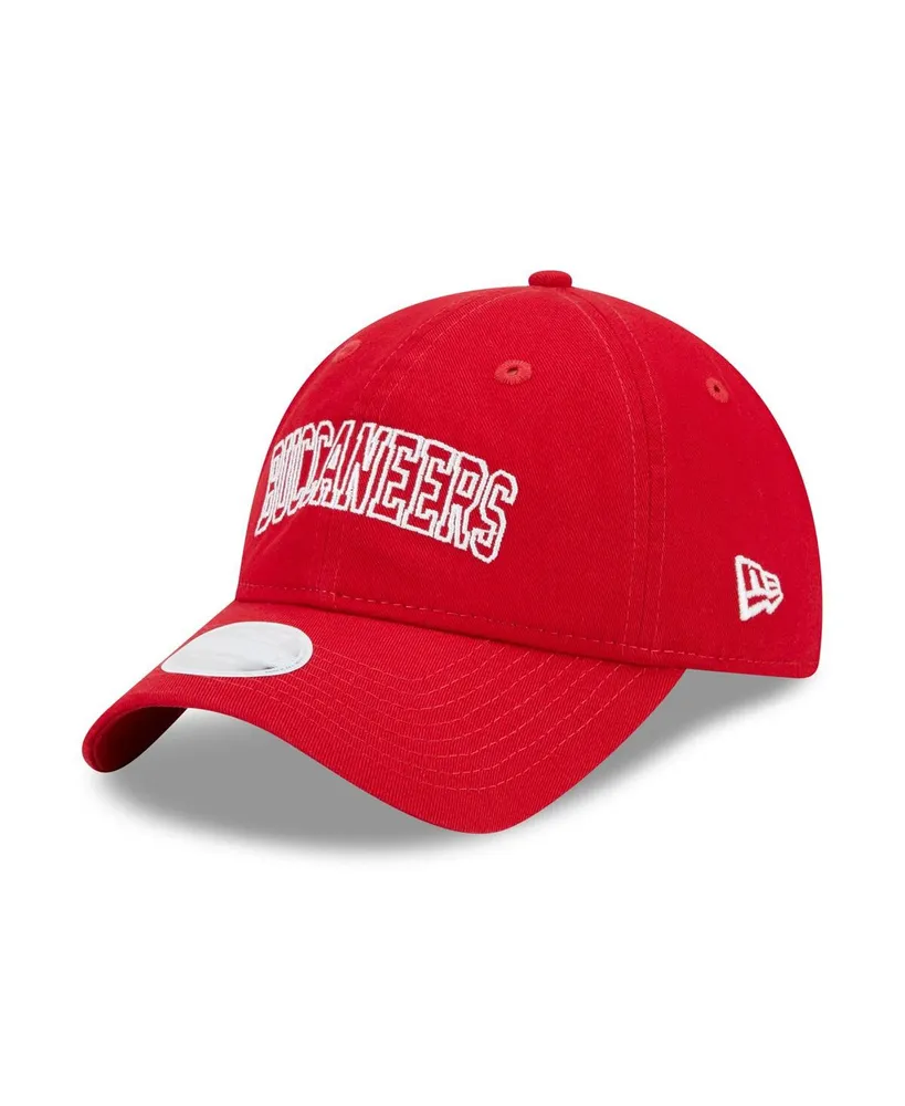 Women's New Era Red Tampa Bay Buccaneers Collegiate 9TWENTY Adjustable Hat