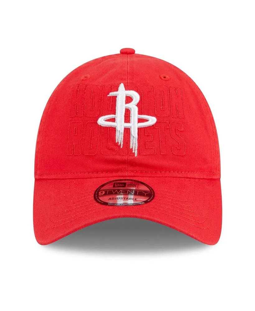 Men's New Era Red Houston Rockets 2023 Nba Draft 9TWENTY Adjustable Hat