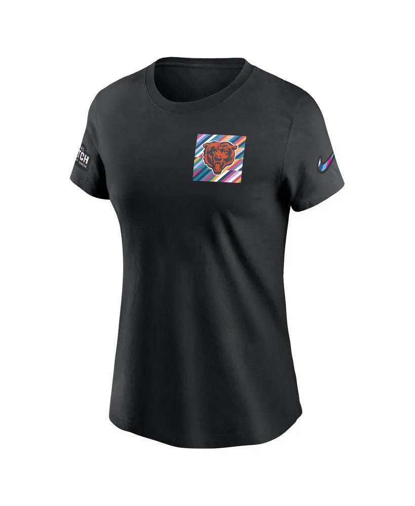 Women's Nike Black Chicago Bears 2023 Nfl Crucial Catch Sideline Tri-Blend T-shirt