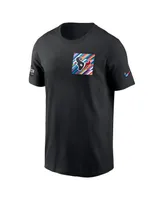 Men's Nike Black Houston Texans 2023 Nfl Crucial Catch Sideline Tri-Blend T-shirt