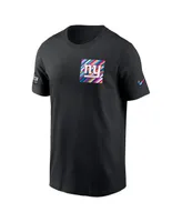 Men's Nike Black New York Giants 2023 Nfl Crucial Catch Sideline Tri-Blend T-shirt