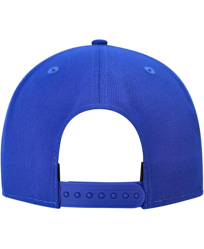 Men's New Era Blue New York Knicks Rocker 9FIFTY Snapback Hat