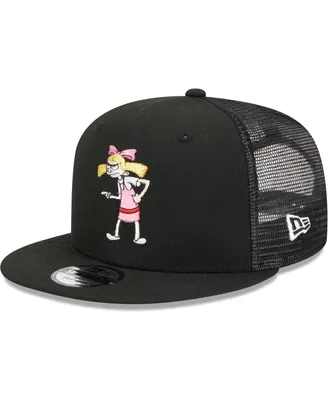 Men's New Era Black Hey Arnold! Helga Trucker 9FIFTY Snapback Hat