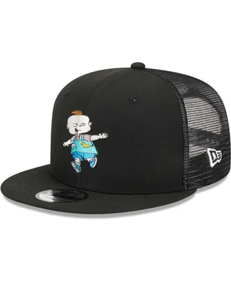Men's New Era Black Rugrats Phil Trucker 9FIFTY Snapback Hat