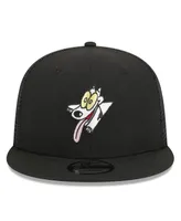 Men's New Era Black Rocko's Modern Life Spunky Trucker 9FIFTY Snapback Hat