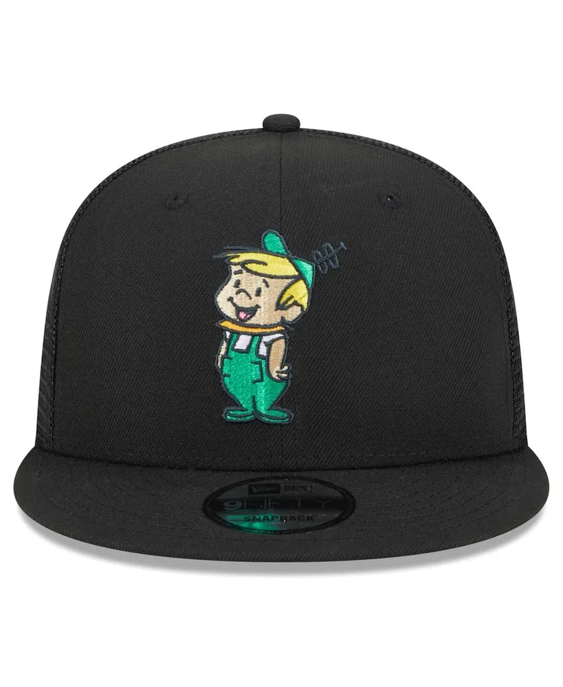 Men's New Era Black The Jetsons Elroy Jetson Trucker 9FIFTY Snapback Hat