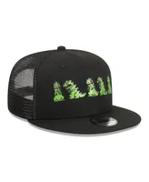 Men's New Era Black Rugrats Trucker 9FIFTY Snapback Hat